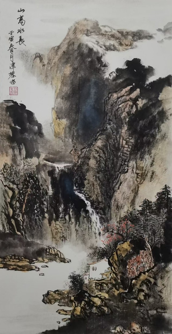 画家朱桂芹（津蓉）山水画