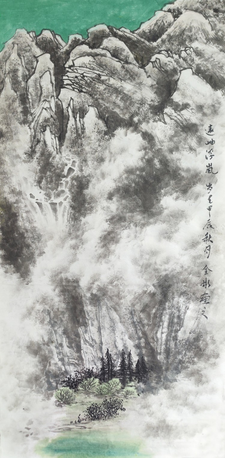 画家姚全彬,艺术家姚全彬,姚全彬山水画